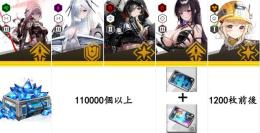 即时対応🍭限定ニケ5体+石垢🍭ジュエル110000+個（集募券合計1200枚前後） +SSR32