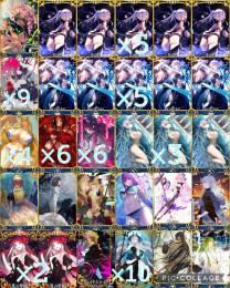 【引退 】石1238個分🔵水着メリュジーヌ、モルガンら妖精騎士宝具5多数✨ゴッホ+オベロンら人権網羅