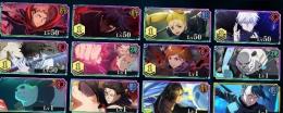 在庫処分セール　引退 微進行 領域五条3凸 乙骨1凸 アニバ虎杖 領域伏黒