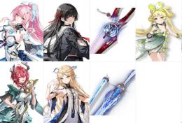 {Asia}初期垢レベル8 エイメスと千咲+モチーフ武器とカルテジア+モチーフ武器とシャコンヌとヴェ