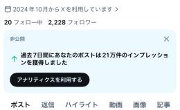 2024年作成 フォロワー2200↑アカウント