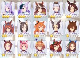 【タイムセール】メジロマックイーン他 最高レア8枚 ジュエル11000個以上 ☆3交換チケット付き