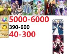 聖晶石5000~6000個+キャストリア+諸葛孔明+水着スカディ+コヤンスカヤ+オベロン+レディア