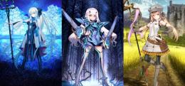 初期垢 モルガン+メリュジーヌ+キャストリア+聖晶石1000個+呼符300枚+金林檎280個