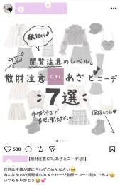 ⭐テンプレお渡し可【フォロワー約１.４万人】女性ファッション系 / 収益性高 / 警告違反なし