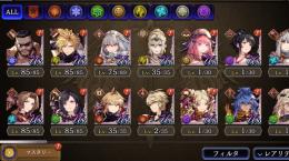 FF7全キャラ99解放可能、コラボビジョン2種99解放、新グラセラ途中解放、ほぼ未クリア状態