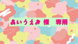 あいうえお様専用