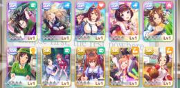 リセマラ　SSR6枚　駿川たづな、ニシノフラワー、スーパークリーク、他