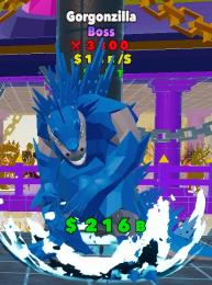 ファイト 激レア色違いゴジラ