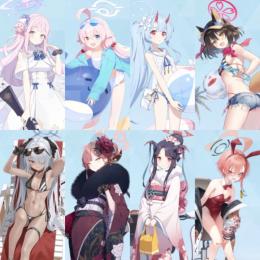 青輝石67700 星3×26 周年ミカ+水着ホシノ+水着イズナ+水着チセ+水着イオリ+正月フウカなど