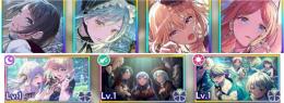 SSRキャラ×4 スナップ×3(当たり2種)