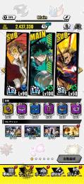 戦力240万↑ 投射デクLR+ ホークスLR ガチャ石10,000↑