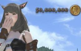 FF14　5000万ギル　個人販売　日本の全サーバー対応　BAN歴なし
