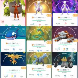 TL50。伝説＆幻個体値💯8体、伝説1,103体、個体値💯469体、色違い380体