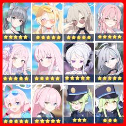 🌸神初期垢🌸石１２万🌸周年限定キャラセミコンプ🌸完凸10体、水着シロコ等