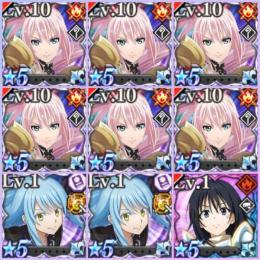魔昌石4160個【最強初期アカ テイルズコラボ シオン完凸 リムル1凸+強キャラ所持】