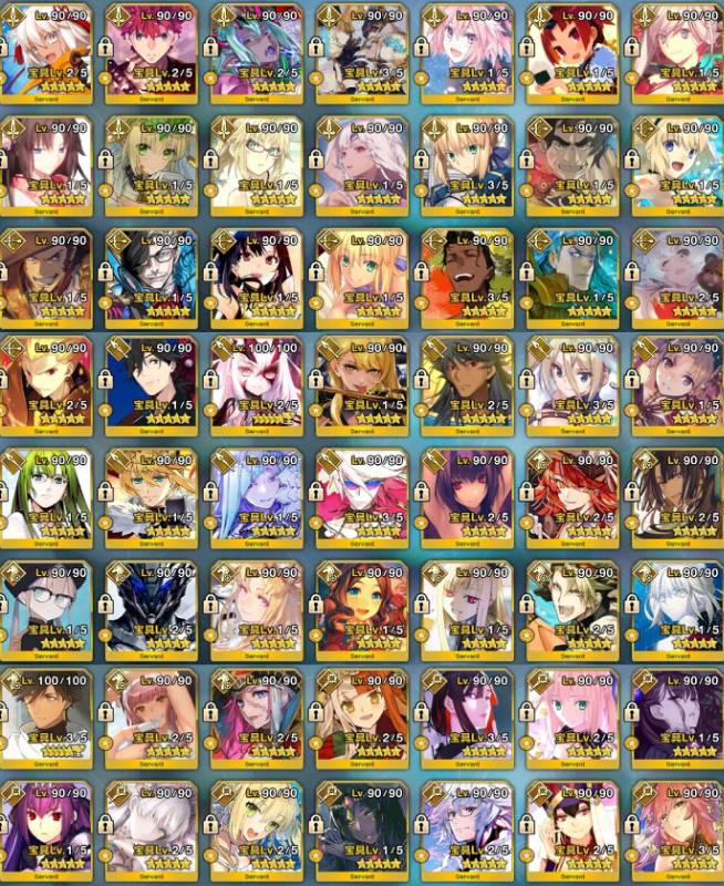星5鯖112種 191騎 強サポ10種 水着伊吹 アルク モルガン スキルマ43 凸カレ3聖杯46 Fgo ゲームクラブ