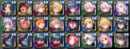 初期アカ SR×25(限定×10) 石2000以上 SRチケ9枚 11連チケ9枚