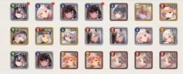 ワールド1垢　SR5体 フェンリル リーン ニーナ サブリナ ナターシャ