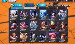 ギア５ニカルフィLv73 +ギア4 ルフィ+シーザー+ビッグマム+おそばマスク etc リセマラ垢