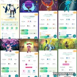 🔹【Lv71 黄】ネクロズマあかつき100＋色違いメガレックウザ所持｜高個体値293体