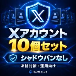 【高品質】Xアカウント 10個セット｜シャドウバンなし・凍結対策向け