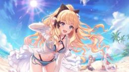 2垢　水着サレン+ジュエル120000個+★3キャラ2～10体　初期垢