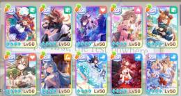 引退垢環境最強サポカ完凸9種類 ☆３ウマ娘24種 SSR☆３ウマ娘引き換え権付