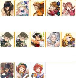 初期垢 強垢 リアン+マリエ+ジーン+ルック凸+ゲオルグ+ミーナ+ビクトール+ロニーベル