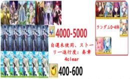 【画像の所持】聖晶石4000-5000個+果実400-600個+その他