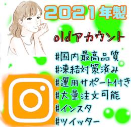 【2021年作成】インスタold垢×20個(凍結対策済み)