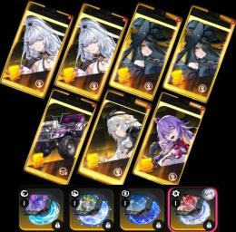 【リセマラ / 日本IP】残虹1凸+餅+車　クロバネ1凸　ハソール　ファルディーヤ