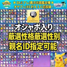 【ZA/DLC】✨ホームZAミアレ/異次元図鑑コンプ✨オヤブン/XS全種セット✨【即対応】