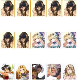 初期垢 ビクトールx7 ビクトール完凸+ミーナ2凸+リアン+ルセリナ+アイリーン+エギル