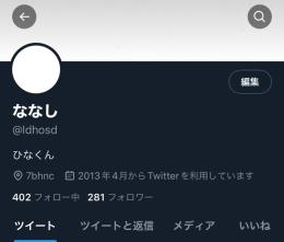 裏垢男子 高フォロワー/アクティブ