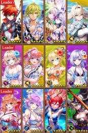 ランク789‼️総キャラ442体‼️総武器127個‼️石61900個‼️ログイン1581日‼️