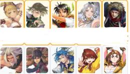 SSR10 UPx4 主人公リアン+ジーン+シーリーン+ルック+ゲオルグ+スタリオン