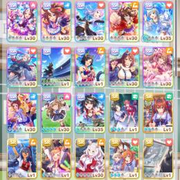 【売り切り】ウマ娘 ジュエル3000↑SSR確定ガチャチケ 星3因子有