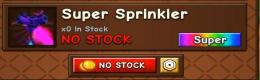 破格！ super sprinkler 6個セット　ガーデン2を育てる