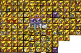 超魔王4深淵1神獣王2伝説2七幻神5系統王4魔王57神獣40武人ハドラー 超ハーゴン ジェノシドー