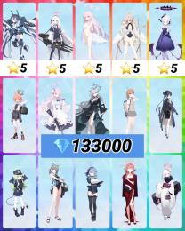 ❤️‍🔥希少初期垢💎13万アリス臨戦☆5 ケイ☆5 水着ミカ☆5ヒナドレス☆5 ネル制服