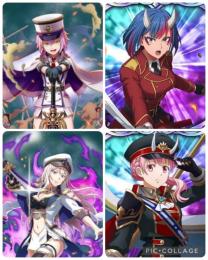 神石垢！魔唱石26300↑軍服シュナ 軍服ブラン 軍服ヴィオレ ゴブア