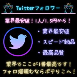 【業界最安値・最速】Twitterフォロ爆　1000人　高品質　スピード納品　⭐︎増加動画あり⭐︎