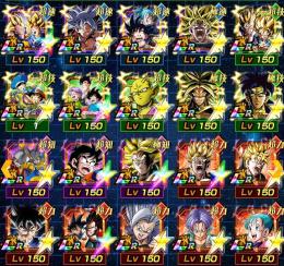 LR77体！新LRキャラ3種完凸  (技)ブロリー1凸 他完凸多数