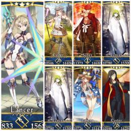 日曜日まで値下げ　千子村正 ブラダマンテ エルキドゥ×2  玉藻（水着） キャストリア 諸葛孔明
