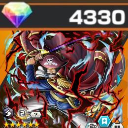 【ダイヤ4330個あり🔥】SSリーグ無双垢です 最強 黒ロジャー 100レベ フルブ‼️
