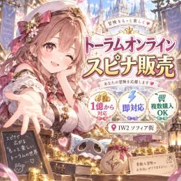 🌸トーラムオンライン🌸10億スピナ～💰即対応✨大口・複数購入OK🎀