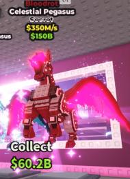 超希少⭐️世界に60体‼️ ブラッドロット ペガサス Celestial Pegasus 🦄