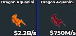 どちらも世界に6体✨LAVA&ブラッドロット アクアドラゴン ✨
