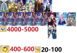 聖晶石4000~5000個+キャストリア+諸葛孔明+水着スカディ+コヤンスカヤ+オベロン+マーリン+